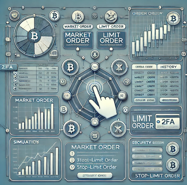 코인 거래 방법에 관한 이미지.